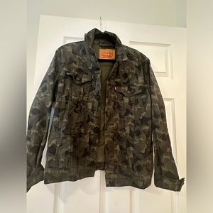 Levi’s Camouflage Denim Jacket, Size M - Never worn